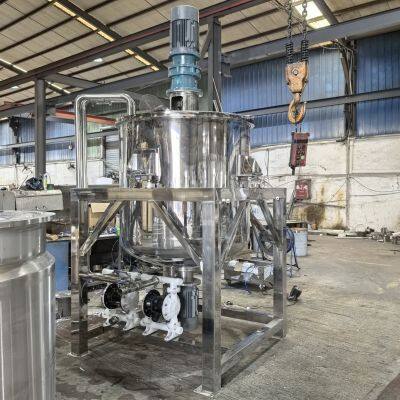 Self-Cleaning Liquid Mixing Tank Equipped with CIP System for Minimal Maintenance Downtime