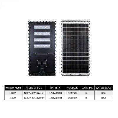 Low Energy Consumption, High Performance - 400w Solar Integrated Street Lamp Head to Illuminate a Green Life photo-4