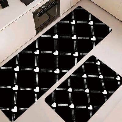 Classic White and Black Style Anti-Fatigue Rugs Kitchen Anti-Fatigue Mat photo-2