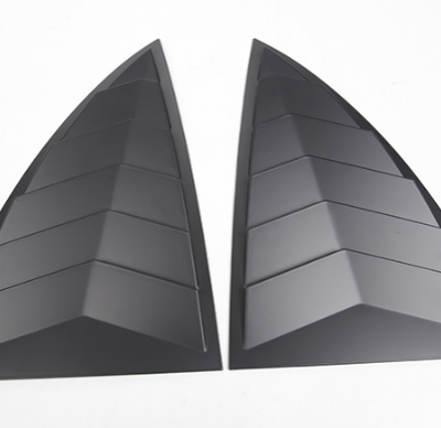 21-25 Model Y Rear Window trigular Louvers — Matte Black