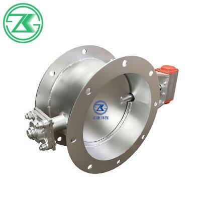 Ручной и электрический вентиляционный шаровой клапан, Пневматический жалюзийный холодовоздушный заслон