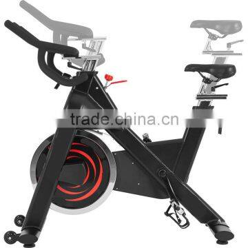 Solid Steel Frame Spinning Bike with Adjustable Racer Seat and Handlebars