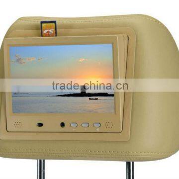 Hot Selling 8" Car Pillow Headrest Monitor DVD Player Without DVD Driver Car Mp3 Player photo-2