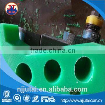 Customized machining green UHMWPE sliding block