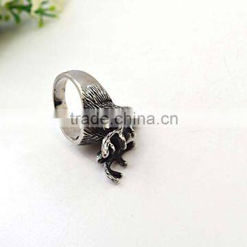 Fashion Jewelry Rings for Woman and Men Animal Shape Biker Men's Ring photo-3