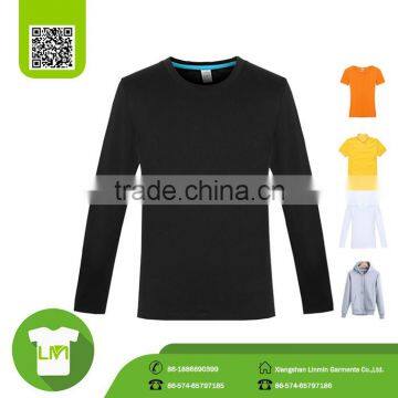 Men's Double Dry Long-sleeved Black Shirt, Tee t Shirts Manufacturers in China