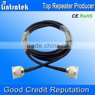 communication cables wire 15meters with 2 N-female connectors 5D jumper cable wire for cellphone signal booster use