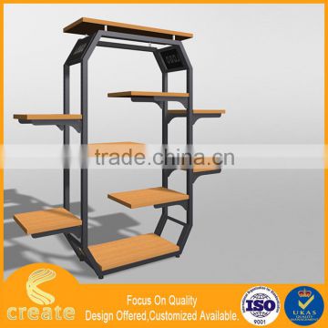 2016 retail store furniture display rack for garment concept shop