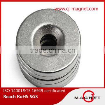 High Quality N50 N52 Disc Countersunk Hole Magnets Ndfeb photo-2