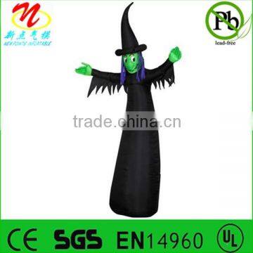 Inflatable slender witch for great Halloween