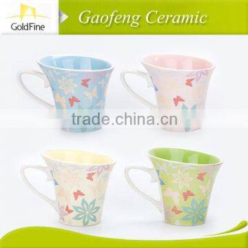 GF1240 white ceramic cup / oem ceramic stoneware cup