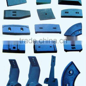 BHS concrete mixer plant wear parts