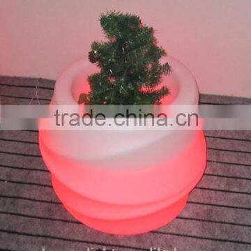 New led PE plastic Flowerpot with remotecontrol Model No.YXF-5248