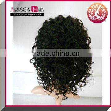 Wholesale cheap short afro kinky lace human hair wigs