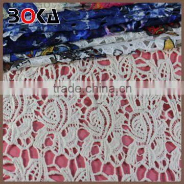 China wholesale cheap water soluble african swiss lace fabric cotton crochet lace fabrics                        
                                                Quality Choice