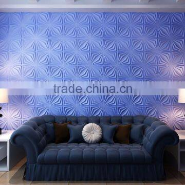 European style interior decoration fiber plant wall paper 3D