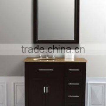 The latest design waterproof wooden bathroom vanity cabinet (VA-36)