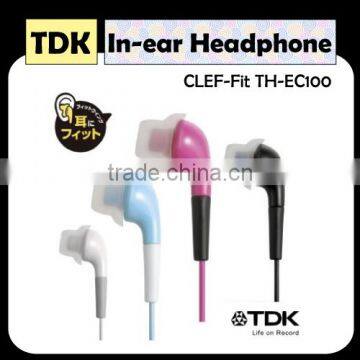 TDK Earphone CLEF-Fit TH-EC100, wired earphone, noise cancelling, kids headphones