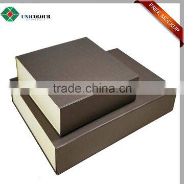 Quality Custom Folding Cardboard Box for wedding dress packing