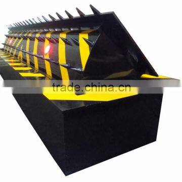 remote road barricade spike barrier blocker