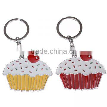 New Promotional Gifts Cup Cake Zinc Alloy Keychain Key Finder photo-3