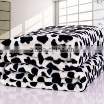 100% Polyester leopardo Printing Soft Franela/Flannel Fabric