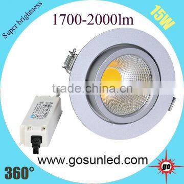 Dimmable 15w Led Gimable Downlight Led Celling Light photo-2