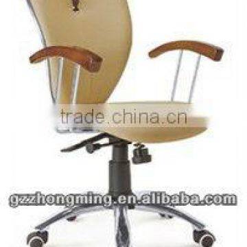 Modern Design Fabric And Wooden Armrest Office Chair Office Furniture BY-348