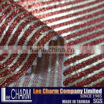Polyester Metallic Jacquard Fabric for Garment photo-6