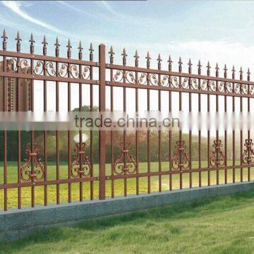 DK004 Custom Design Galvanized Wrought Iron Fence Panels for sale