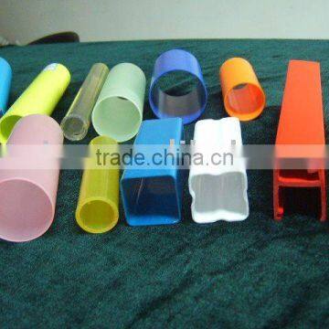 colourful plastic hard tubes/pipe