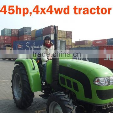 45hp tractor with front end loader and backhoe