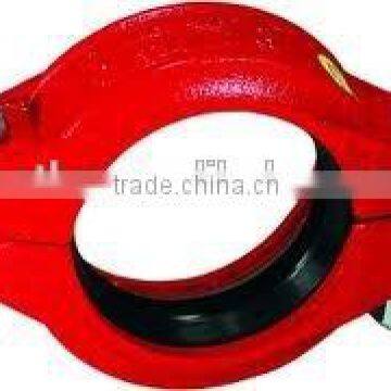 FM UL Ductile Iron Grooved Coupling 300&500 PSI, painted&dacromet&galvanized