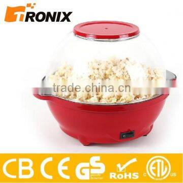 CE GS ROHS LFGB CB AND ETL CERTIFICATED 1000W 6QT POPCORN MAKER