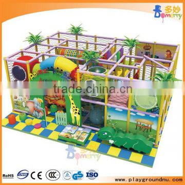 Free design jungle theme indoor playground indoor small play gym for kids indoor playground equipment