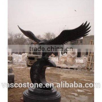garden product carving stone granite eagle statue