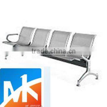 4-seater steel waiting room chairs for people