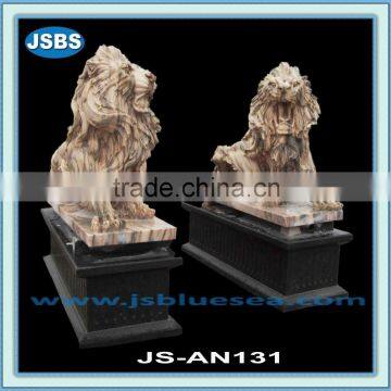 hand carved natural stone decorative animal statues