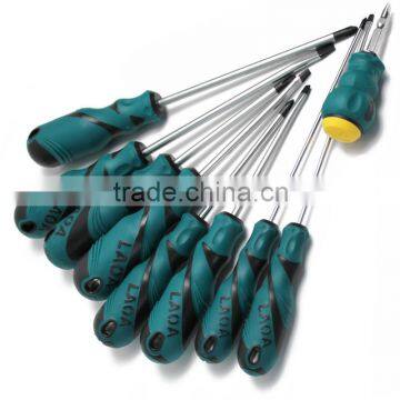 LAOA 9pcs High Quality Cr-Mo Steel Screwdriver Set With Bag photo-2