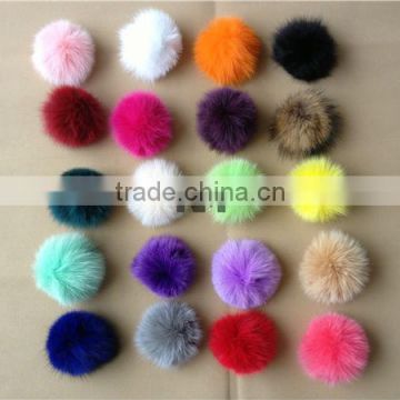 FASHION BAG ACCESSORIES FOX FUR BALL