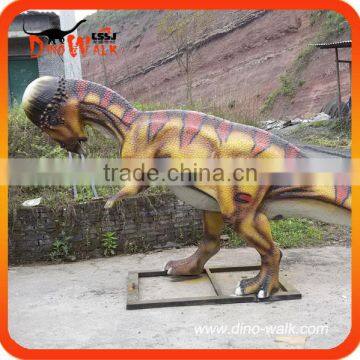 High simulation fiberglass dinosaur sculpture