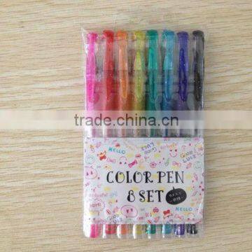 High quality factory direct selling Multicolor flash gel pen