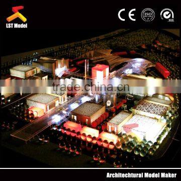 Scale Architectural Model Figures With Water Feature photo-2