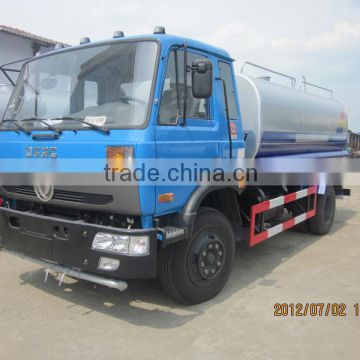 10000 liters water tank truck, 10000 liters food water wagon, 10000 liters water delivery truck, water spraying truck,