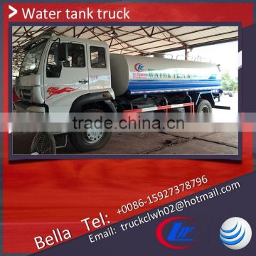 12-15m3 HOWO potable water tank truck , truck water tank for sale