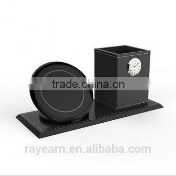 New Product Multifunctional Pen Holder Pencil Container With Timer Alarm Clock With Quick Charging Wireless Charger photo-5