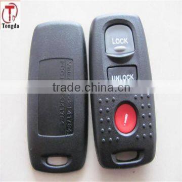 Tongda wholesales 2+1 button car key case for mazda