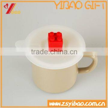 Custom LEGO shape Silicone cup Lid