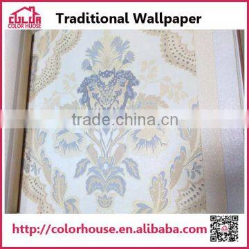 Chinese design 3D wallpaper for home interior decorative material