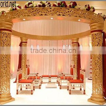 India crystal fiber mandap,crystal wedding mandap pillar decoration(MBD-008)                        
                                                Quality Choice